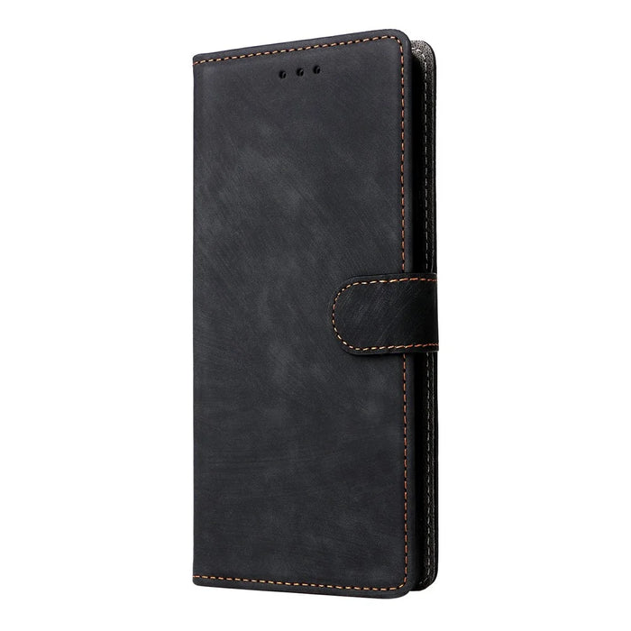 For ZTE nubia Z60S Pro 5G Wallet Case RFID Blocking PU Leather Cover Stand View - Black - 6