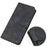 KHAZNEH For Samsung Galaxy A36 5G Case PU Leather Retro Texture Phone Cover - Black - 4