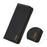 KHAZNEH For Google Pixel 9a Case Genuine Cow Leather Wallet Phone Cover Nappa Texture - Black - 4