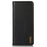 KHAZNEH For Google Pixel 9a Case Genuine Cow Leather Wallet Phone Cover Nappa Texture - Black - 6