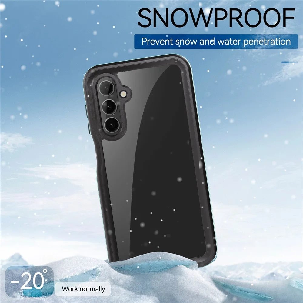 REDPEPPER For Samsung Galaxy A16 5G / 4G Case IP68 Waterproof PC+TPU Phone Cover - Blue - 7