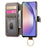 For Samsung Galaxy A05s 4G Case RFID Blocking Zipper Wallet PU Leather Mobile Cover - Grey - 2