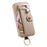 For Samsung Galaxy A55 5G Case RFID Blocking Zipper Wallet PU Leather Mobile Cover - Khaki - 4