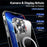 For iPhone 13 Pro Phone Case Compatible with MagSafe TPU+PC Clear Back Cover - 6