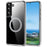 For Samsung Galaxy S22 5G Phone Magnetic Case TPU+PC Clear Back Cover - 1