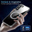 For Samsung Galaxy S22 5G Phone Magnetic Case TPU+PC Clear Back Cover - 4