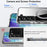 For Samsung Galaxy S22 5G Phone Magnetic Case TPU+PC Clear Back Cover - 7