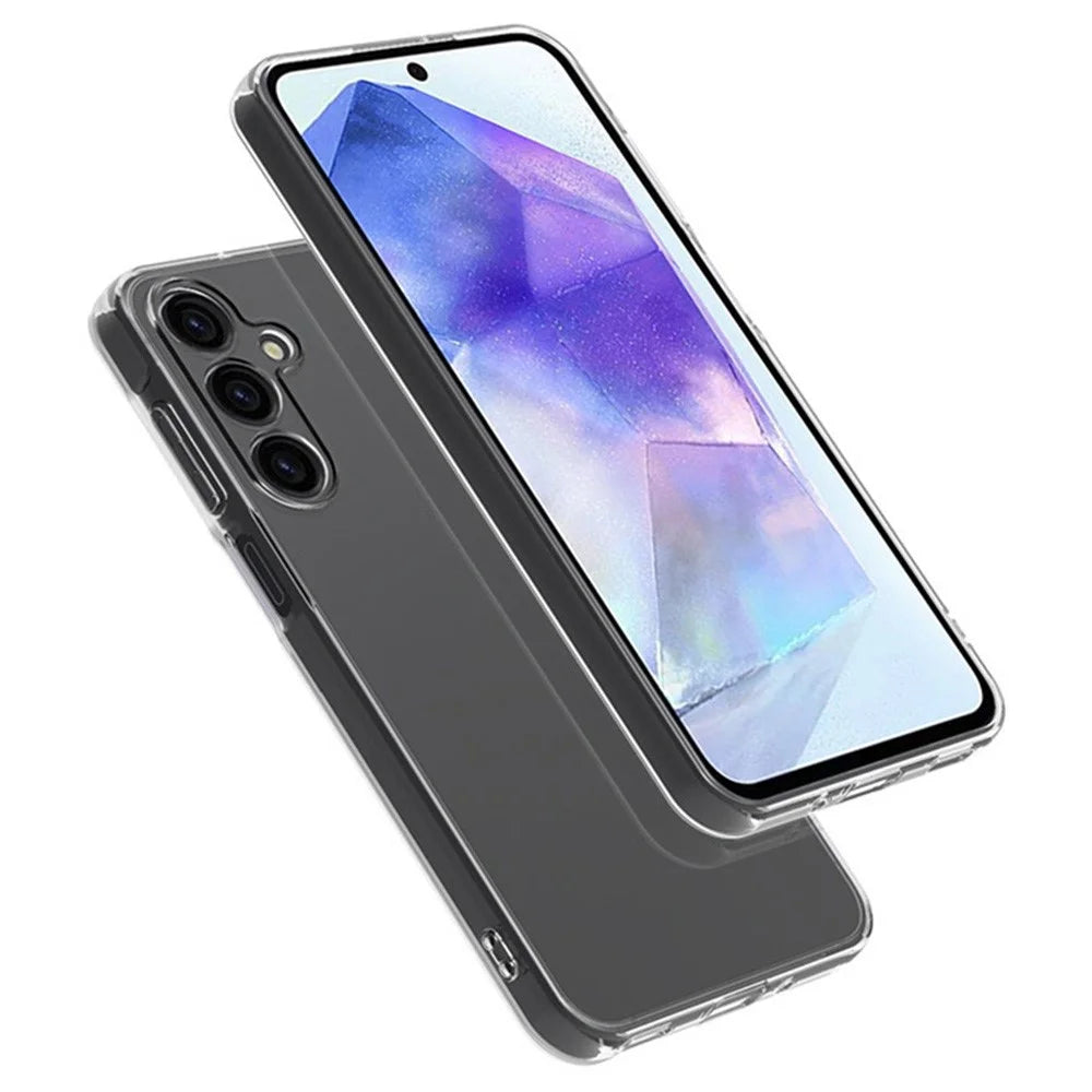For Samsung Galaxy A56 5G Clear Phone Case Ultra-Thin Flexible TPU Back Cover - 3