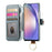 For Samsung Galaxy A16 4G / 5G Case RFID Blocking Zipper Wallet PU Leather Mobile Cover - Blue - 2