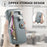 For Samsung Galaxy A16 4G / 5G Case RFID Blocking Zipper Wallet PU Leather Mobile Cover - Blue - 7