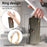 For Samsung Galaxy S25+ Case RFID Blocking Zipper Wallet PU Leather Mobile Cover - Green - 6