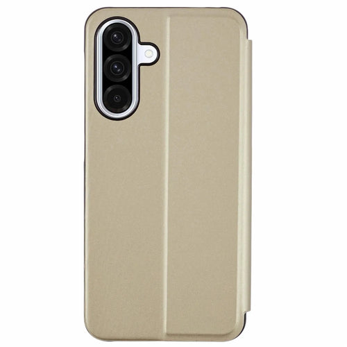For Samsung Galaxy A36 5G Flip Leather Cover with Stand Full Body Protective Phone Case - Gold - 1