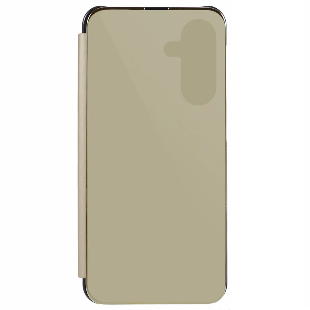 For Samsung Galaxy A36 5G Flip Leather Cover with Stand Full Body Protective Phone Case - Gold - 2