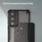 For Samsung Galaxy S25+ / S24+ Case PC+TPU Frosted Phone Back Cover - Black - 4