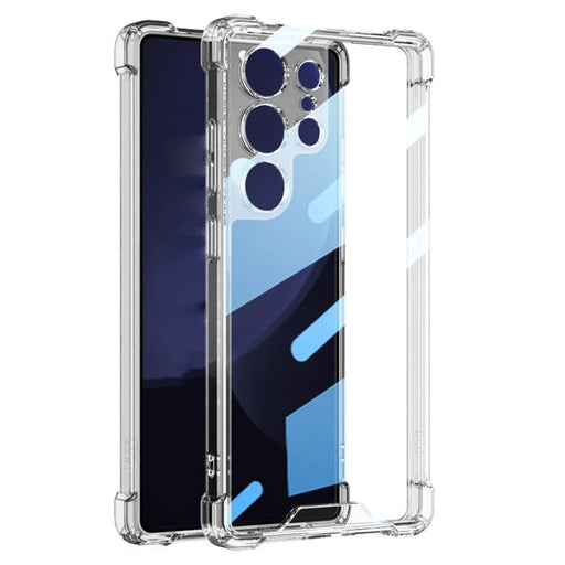 GKK For Samsung Galaxy S25 Ultra Case Airbag Anti Drop TPU+PC Phone Back Cover - Transparent - 1