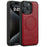 LC.IMEEKE For iPhone 15 Pro Max Magnetic Case Compatible with MagSafe Leather+TPU Back Cover - Red - 1