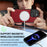 LC.IMEEKE For iPhone 14 Pro Magnetic Case Compatible with MagSafe Leather+TPU Back Cover - Red - 5