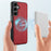 LC.IMEEKE For Samsung Galaxy S24+ Magnetic Case Leather+TPU Back Cover - Red - 7