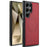 LC.IMEEKE For Samsung Galaxy S24 Ultra Magnetic Case Leather+TPU Back Cover - Red - 1