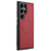 LC.IMEEKE For Samsung Galaxy S24 Ultra Magnetic Case Leather+TPU Back Cover - Red - 2
