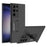 GKK For Samsung Galaxy S24 Ultra Case Slim Kickstand PC Phone Back Cover - Black - 1
