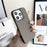 For iPhone 16 Pro Magnetic Case 600D Fine Carbon Fiber Texture Kickstand Phone Back Cover - Brown - 2