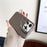 For iPhone 16 Pro Magnetic Case 600D Fine Carbon Fiber Texture Kickstand Phone Back Cover - Brown - 3