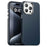 For iPhone 15 Pro Max Case Cell Phone Hybrid Back Cover Carbon Fiber Texture - Blue - 1
