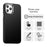 For iPhone 11 Pro Max Case Cell Phone Hybrid Back Cover Carbon Fiber Texture - Black - 2