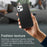 For iPhone 11 Pro Max Case Cell Phone Hybrid Back Cover Carbon Fiber Texture - Black - 6