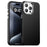 For iPhone 14 Pro Max Case Cell Phone Hybrid Back Cover Carbon Fiber Texture - Black - 1