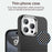 For iPhone 14 Pro Max Case Cell Phone Hybrid Back Cover Carbon Fiber Texture - Black - 5