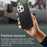 For iPhone 14 Pro Max Case Cell Phone Hybrid Back Cover Carbon Fiber Texture - Black - 6