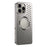 For iPhone 16 Pro Case Heat Dissipation Hollow Aluminium Alloy Phone Cover - Titanium - 1