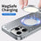 For iPhone 16 Pro Case Heat Dissipation Hollow Aluminium Alloy Phone Cover - Titanium - 3
