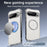 For Google Pixel 9 Pro Magnetic Case Hard PC Metal Frame Frosted Phone Back Cover - Titanium Grey - 2