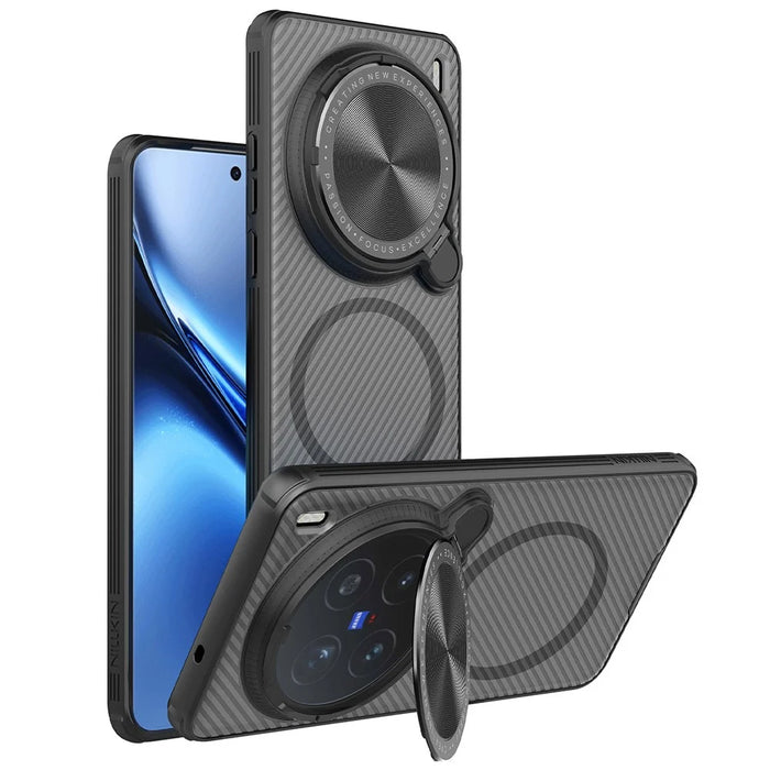 NILLKIN Camshield Prop Magnetic Translucent Series for vivo X200 Pro 5G Magnetic Case TPU+PC Phone Cover with Camera Lid - 1