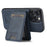 LC.IMEEKE L3 For iPhone 16 Pro Max Magnetic Case Detachable Card Holder Leather+TPU Mobile Cover - Blue - 3