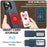 LC.IMEEKE L3 For iPhone 16 Pro Max Magnetic Case Detachable Card Holder Leather+TPU Mobile Cover - Blue - 7
