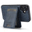 LC.IMEEKE L3 For iPhone 16 Magnetic Case Detachable Card Holder Leather+TPU Mobile Cover - Blue - 3