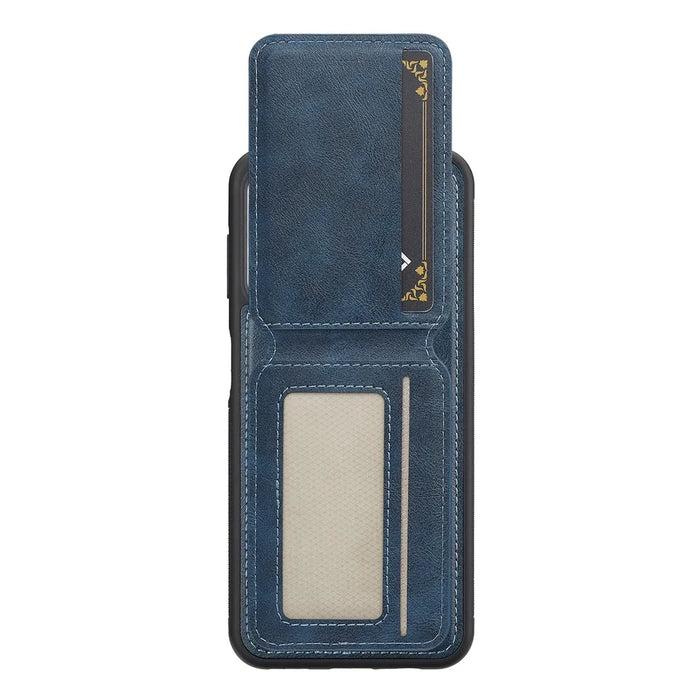 LC.IMEEKE L3 For iPhone 16 Magnetic Case Detachable Card Holder Leather+TPU Mobile Cover - Blue - 4