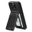 LC.IMEEKE L3 For iPhone 14 Pro Max Magnetic Case Detachable Card Holder Leather+TPU Mobile Cover - Black - 2