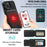 LC.IMEEKE L3 For iPhone 14 Pro Max Magnetic Case Detachable Card Holder Leather+TPU Mobile Cover - Black - 7