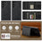 LC.IMEEKE L5 For Samsung Galaxy S24 Ultra Magnetic Phone Case Leather Back Cover with Detachable Card Holder - Black - 3