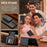 LC.IMEEKE L5 For Samsung Galaxy S24 Ultra Magnetic Phone Case Leather Back Cover with Detachable Card Holder - Black - 7