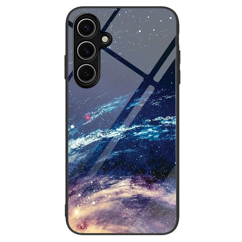 For Samsung Galaxy A16 5G  /  4G Case Tempered Glass+PC+TPU Phone Protector Pattern Printing - The Milky Way - 1
