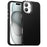 For iPhone 16 Case Cell Phone Hybrid Back Cover Carbon Fiber Texture - Black - 1