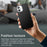 For iPhone 16 Case Cell Phone Hybrid Back Cover Carbon Fiber Texture - Black - 6