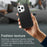 For iPhone 16 Pro Max Case Cell Phone Hybrid Back Cover Carbon Fiber Texture - Black - 6