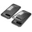 For Google Pixel 9 / Pixel 9 Pro Matte Case Aluminium Alloy+PC Phone Cover Pop-Up Snap Lock - Grey - 1